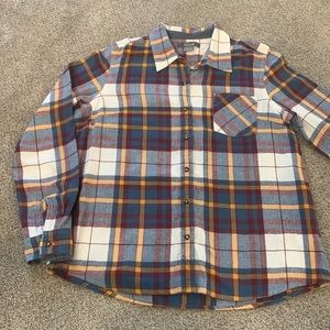 Natural Reflections Flannel Button-Up